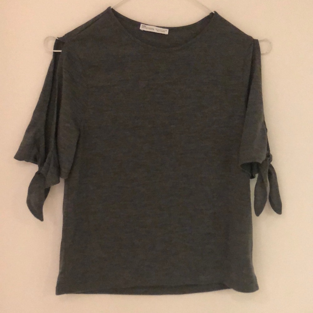 ZARA Tie Up Top